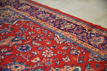 Large Persian Kashan Wool Rug - Kernow Furniture