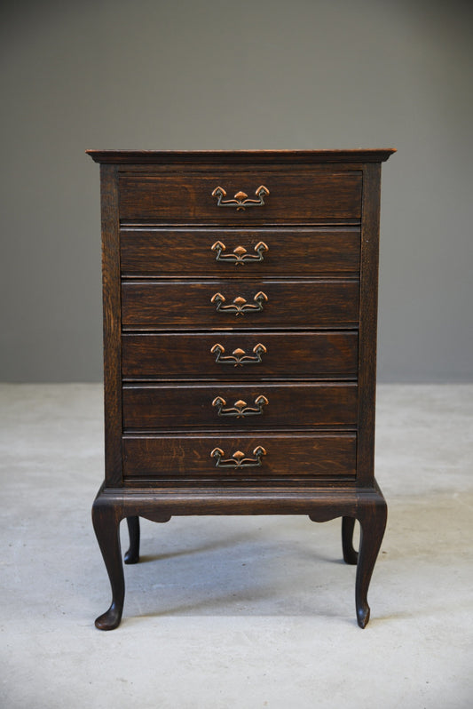 Oak Music Filing Drawers - Kernow Furniture
