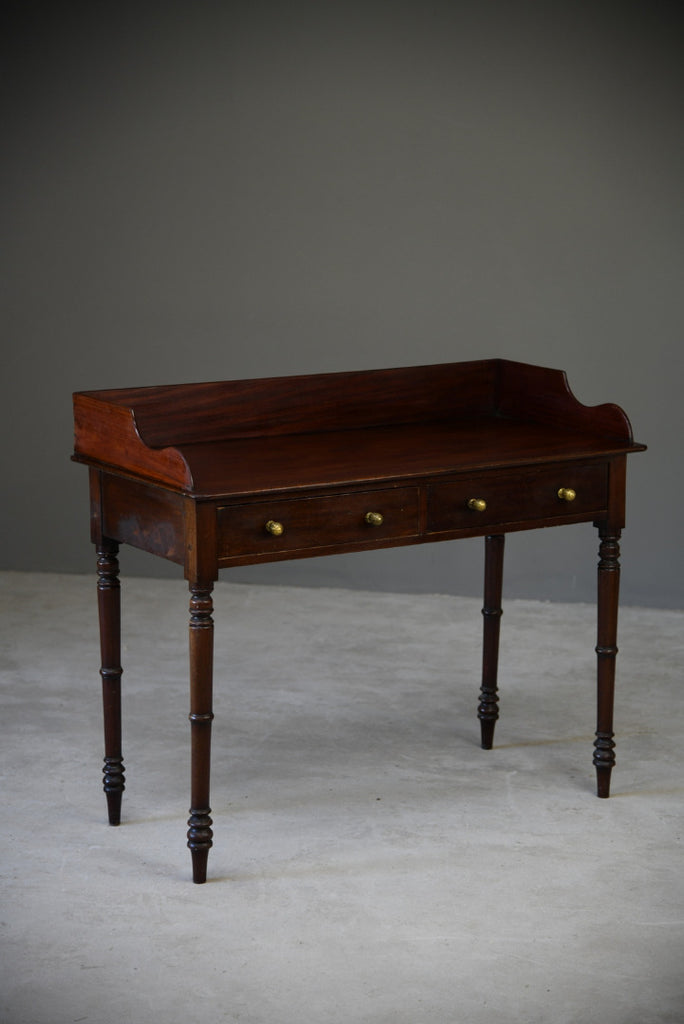 Antique Victorian Mahogany Desk / Washstand - Kernow Furniture