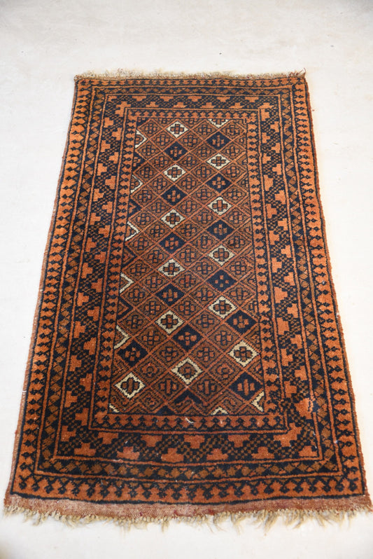Gold Afghan Wool Rug - Kernow Furniture