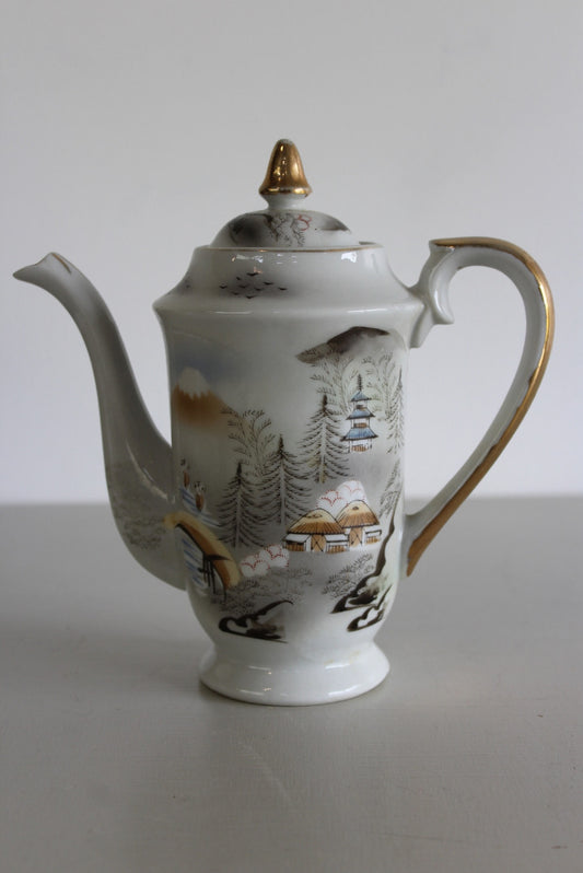 Vintage Oriental Coffee Pot - Kernow Furniture