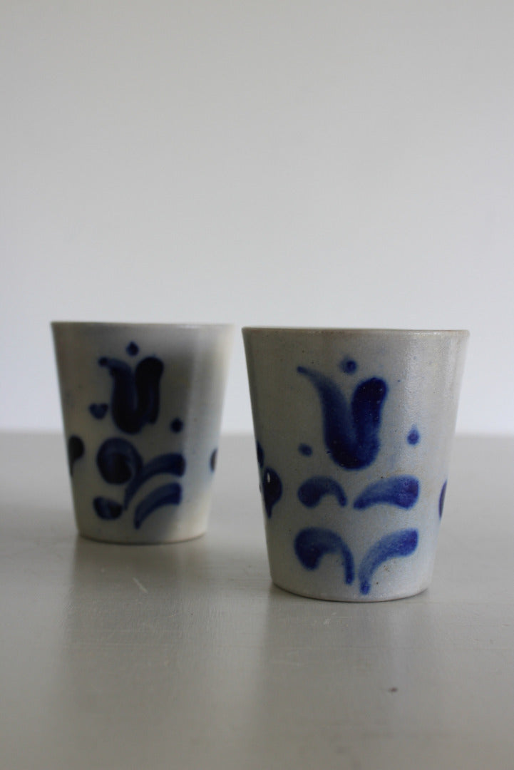 Blue Stoneware Pottery - Kernow Furniture