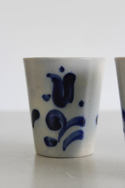 Blue Stoneware Pottery - Kernow Furniture