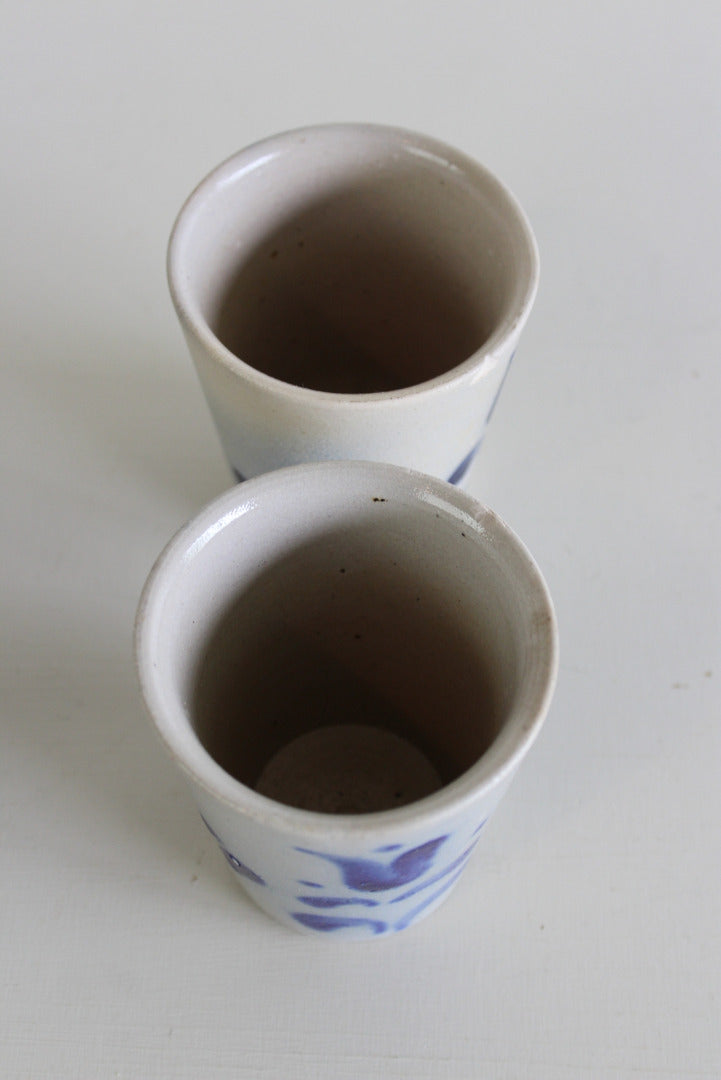 Blue Stoneware Pottery - Kernow Furniture