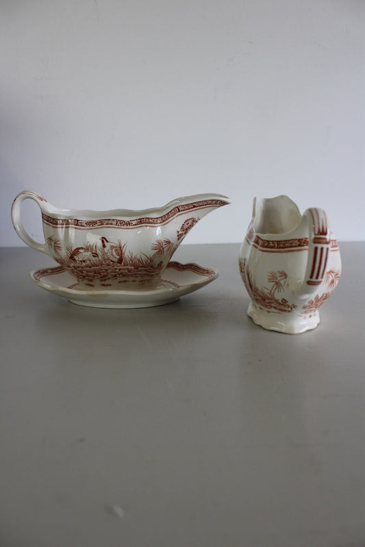 Furnivals Quail 1913 Gravy Jugs - Kernow Furniture