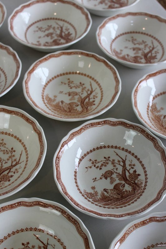 11 Furnivals Quail Cereal Bowls - Kernow Furniture