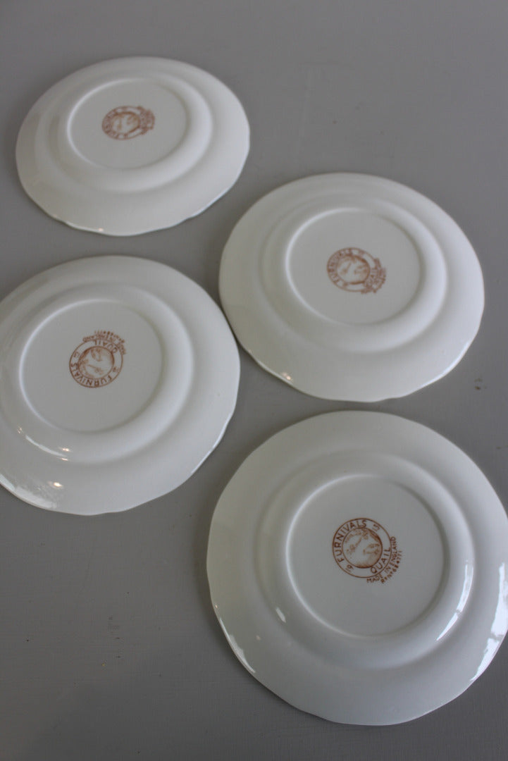 4 Furnivals Quail Bread Plates - Kernow Furniture