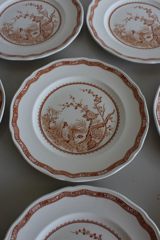 6 Furnivals Quail Dessert Plate - Kernow Furniture