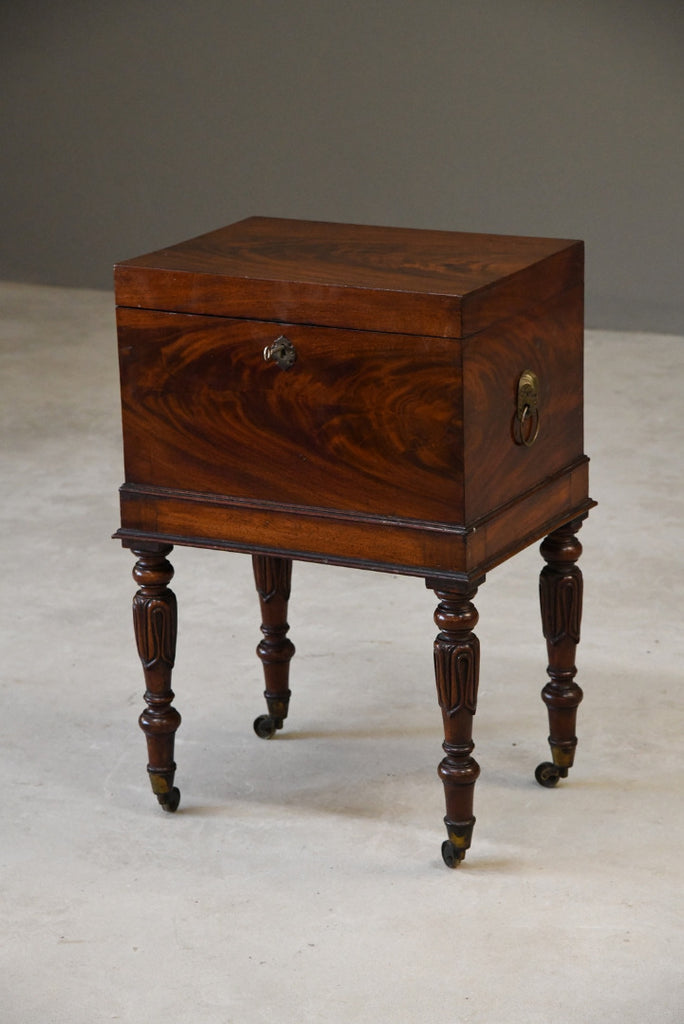 George III Mahogany Cellarette - Kernow Furniture