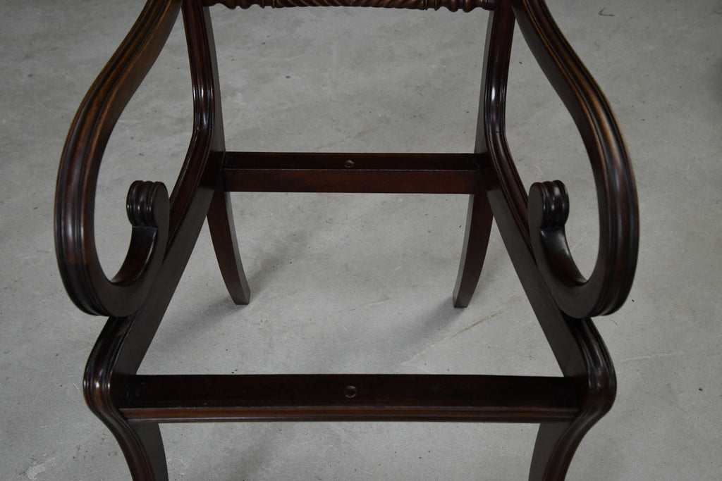 Single Mahogany Carver Chair - Kernow Furniture