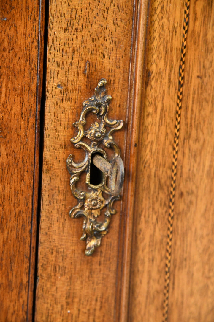 Antique Georgian Mahogany Corner Cupboard - Kernow Furniture