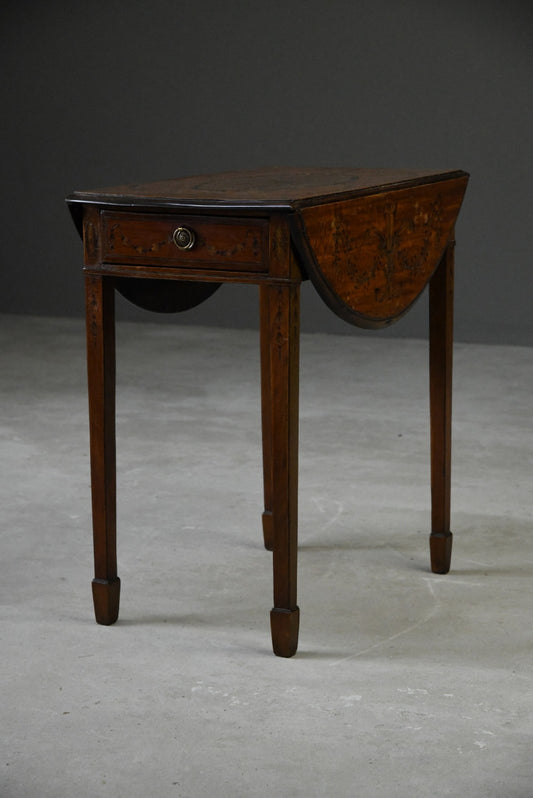 Regency Style Inlaid Table - Kernow Furniture