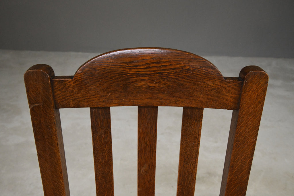 Early 20th Century Oak Carver Chair - Kernow Furniture