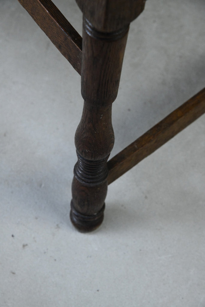 Early 20th Century Oak Carver Chair - Kernow Furniture