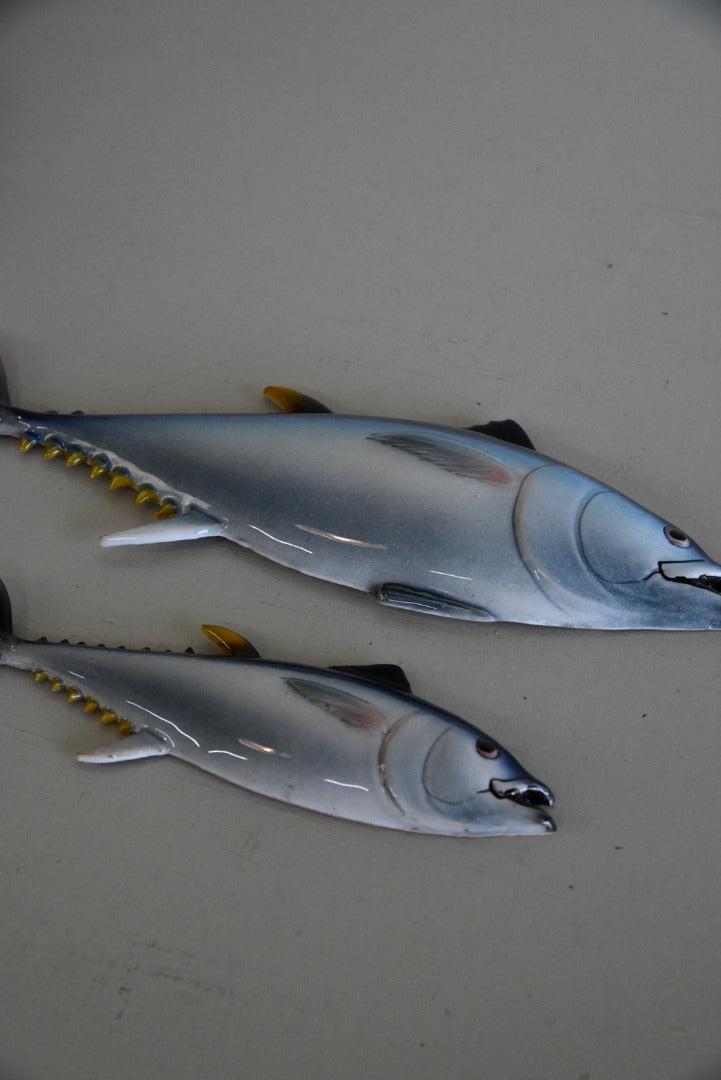 Pair Glazed Decorative Fish - Kernow Furniture