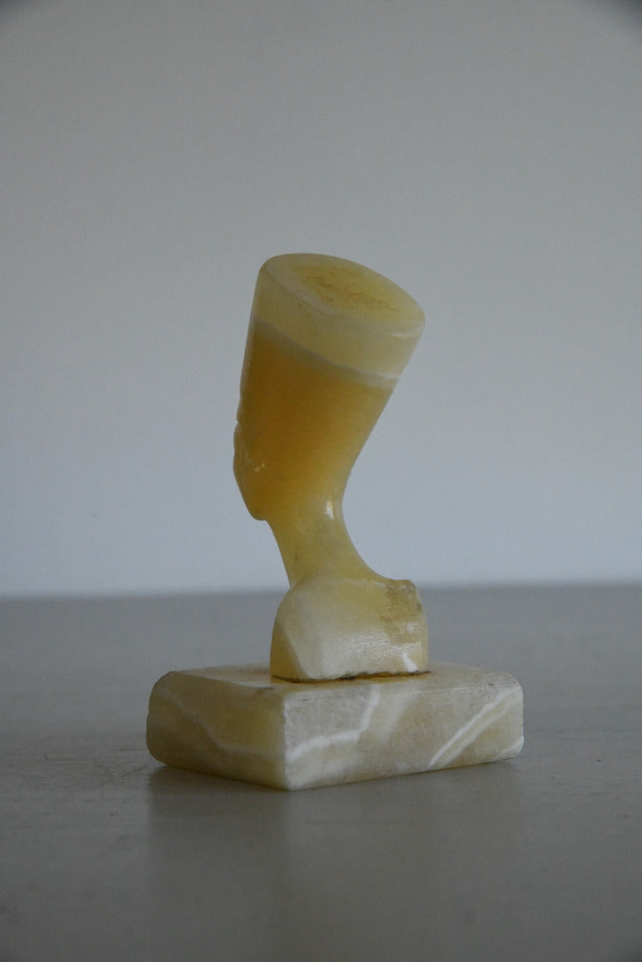 Egyptian Onyx Bust Onyx Head - Kernow Furniture