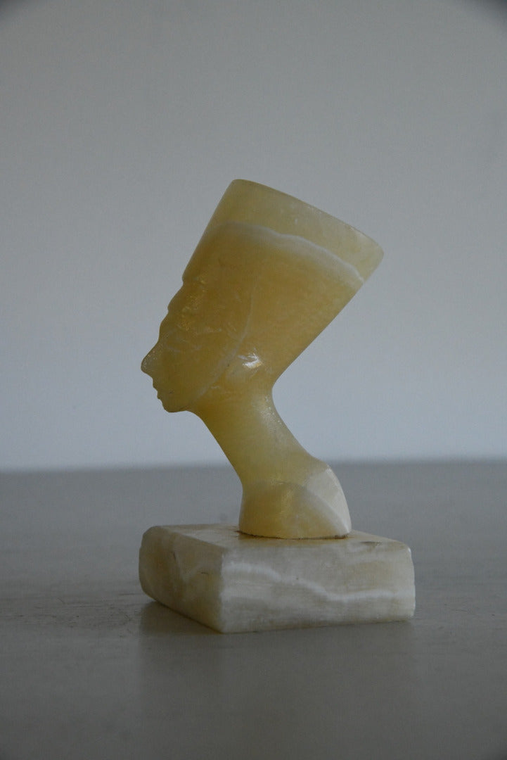 Egyptian Onyx Bust Onyx Head - Kernow Furniture