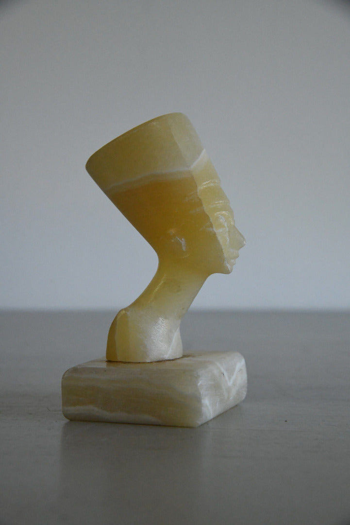 Egyptian Onyx Bust Onyx Head - Kernow Furniture