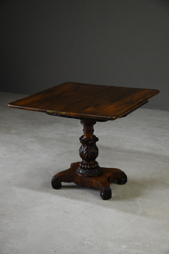 Victorian Rosewood Tea Table - Kernow Furniture