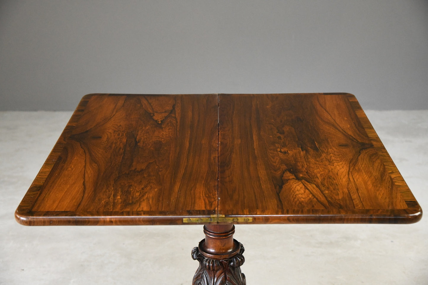 Victorian Rosewood Tea Table - Kernow Furniture