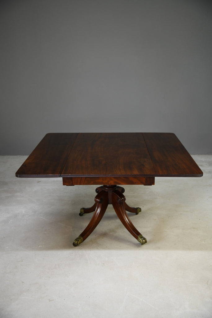 Mahogany Drop Leaf Dining Table - Kernow Furniture
