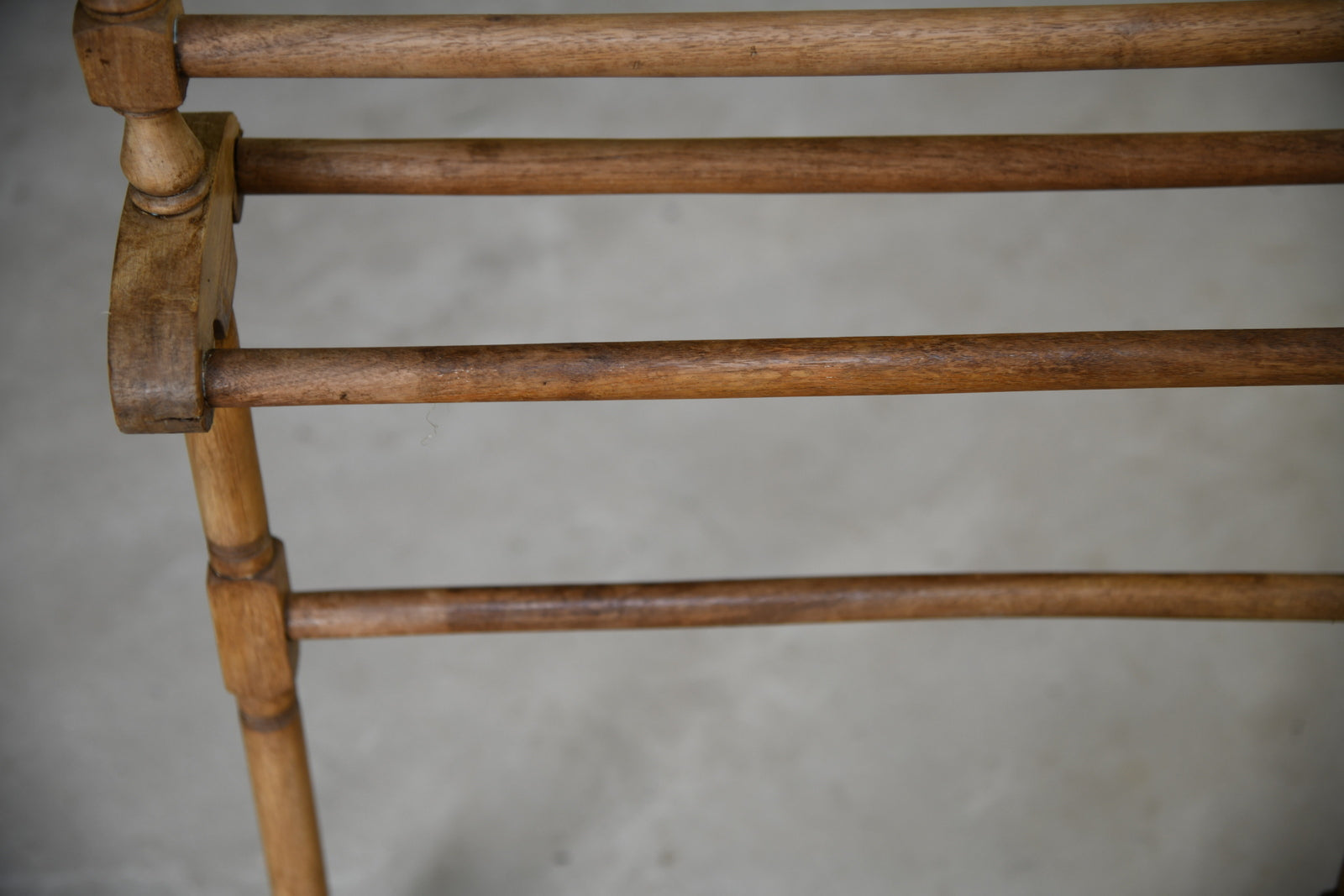 Beech Freestanding Towel Rail - Kernow Furniture