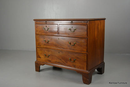 Mahogany Georgian Style Mahogany Chest of Drawers - Kernow Furniture