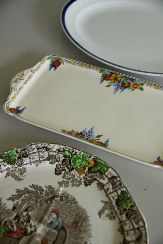 Vintage Serving Plates - Kernow Furniture