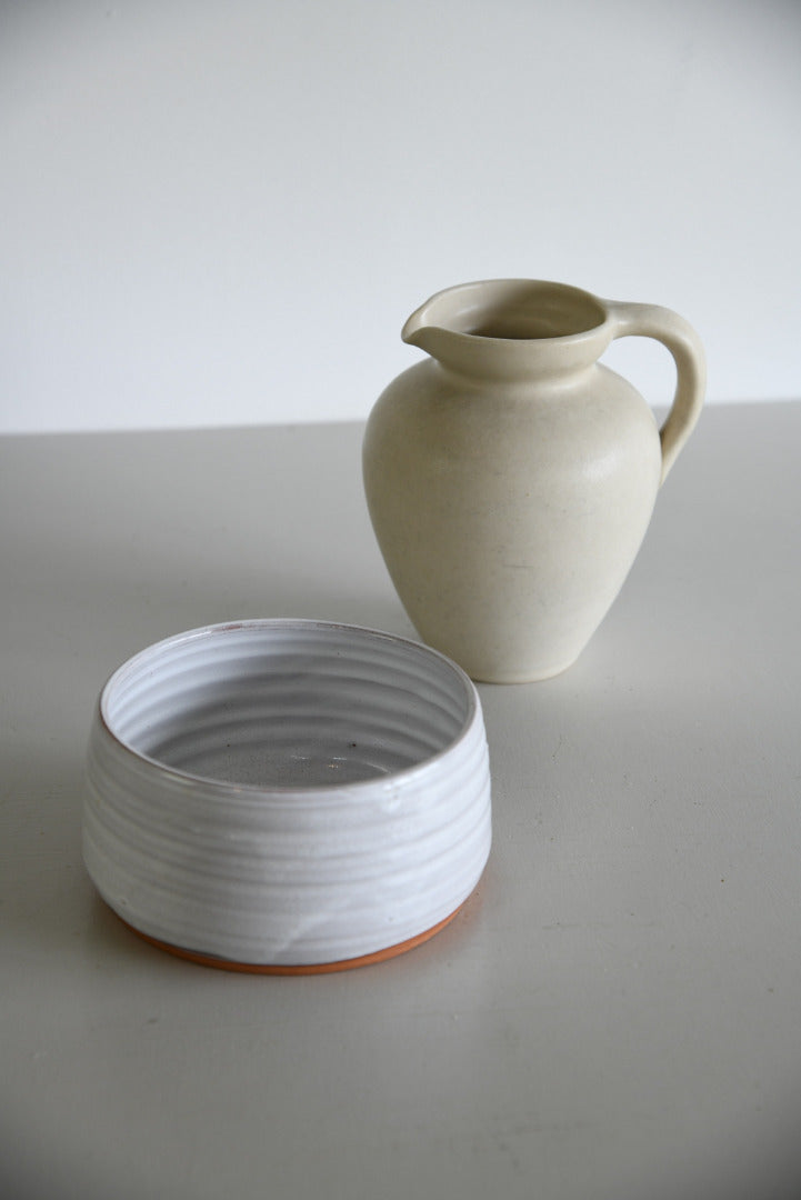 Glazed Jug & Bowl - Kernow Furniture