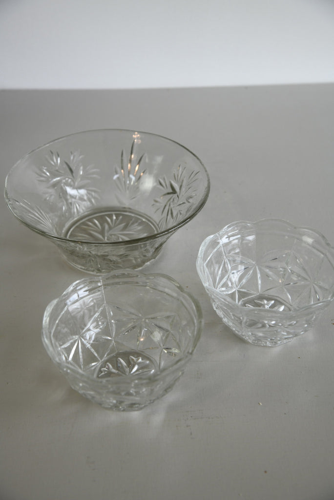 Vintage Glass Bowls - Kernow Furniture