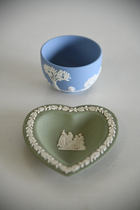 Wedgwood Jasperware Pin Dish & Bowl - Kernow Furniture