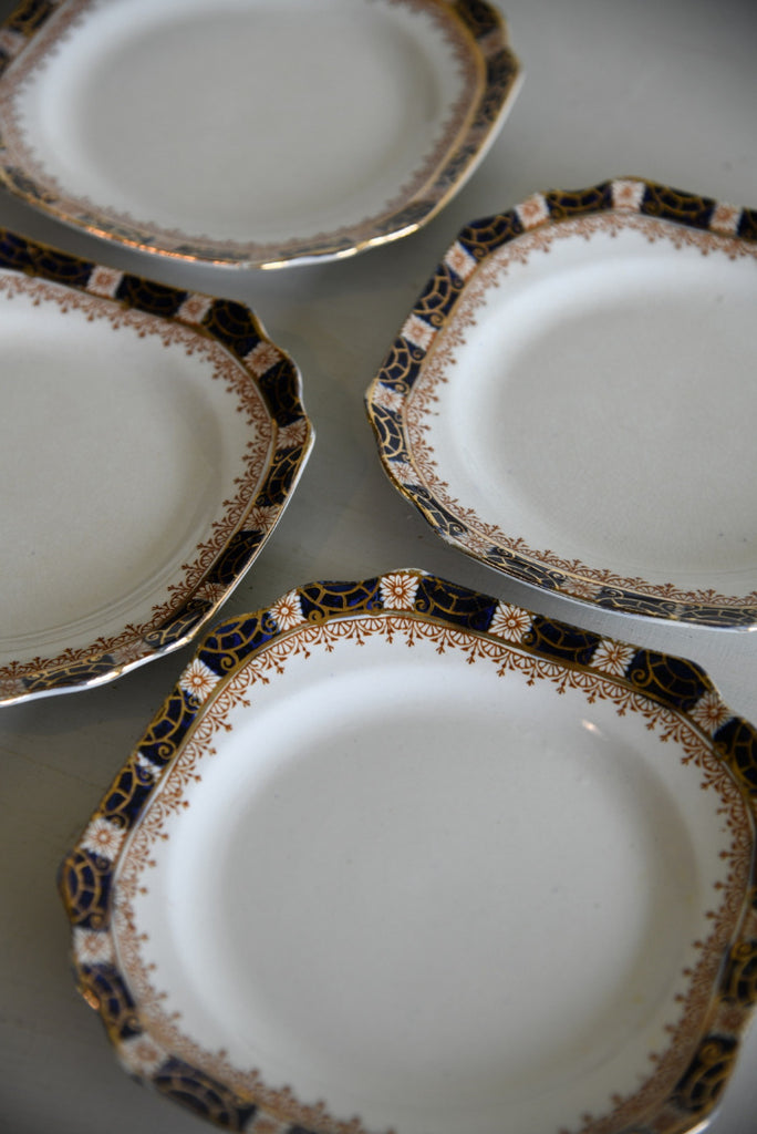4 Vintage Tea Plates - Kernow Furniture
