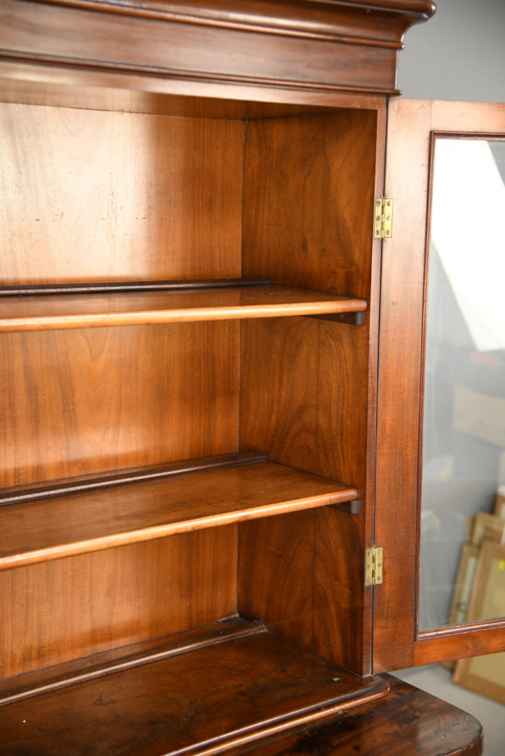 Antique Victorian Mahogany Gentlemans Dressing Table Bathroom Cabinet - Kernow Furniture