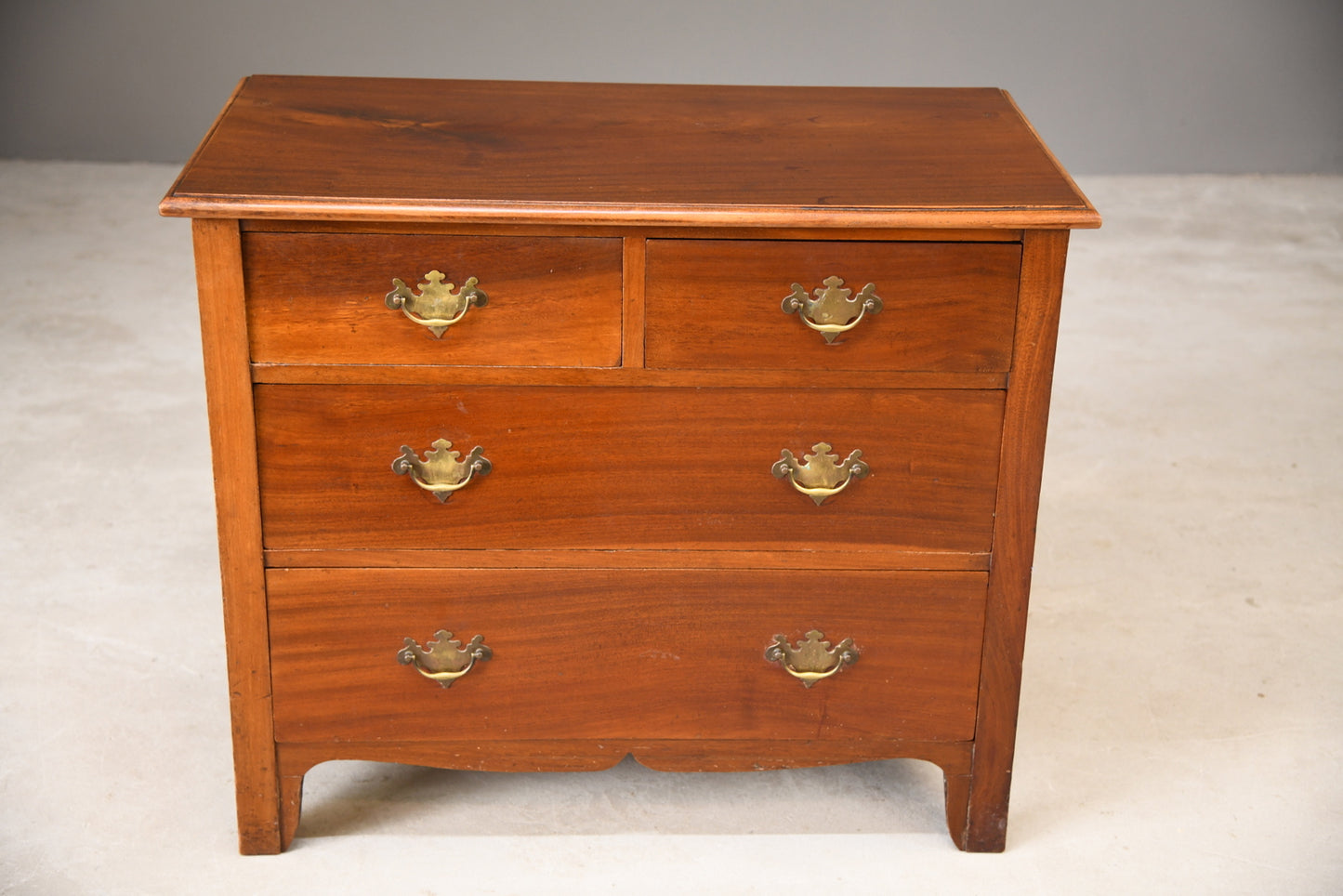 Small Walnut Chest of Drawers - Kernow Furniture