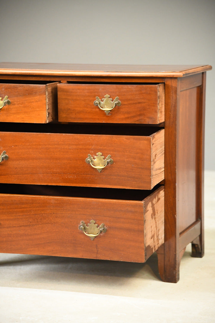 Small Walnut Chest of Drawers - Kernow Furniture