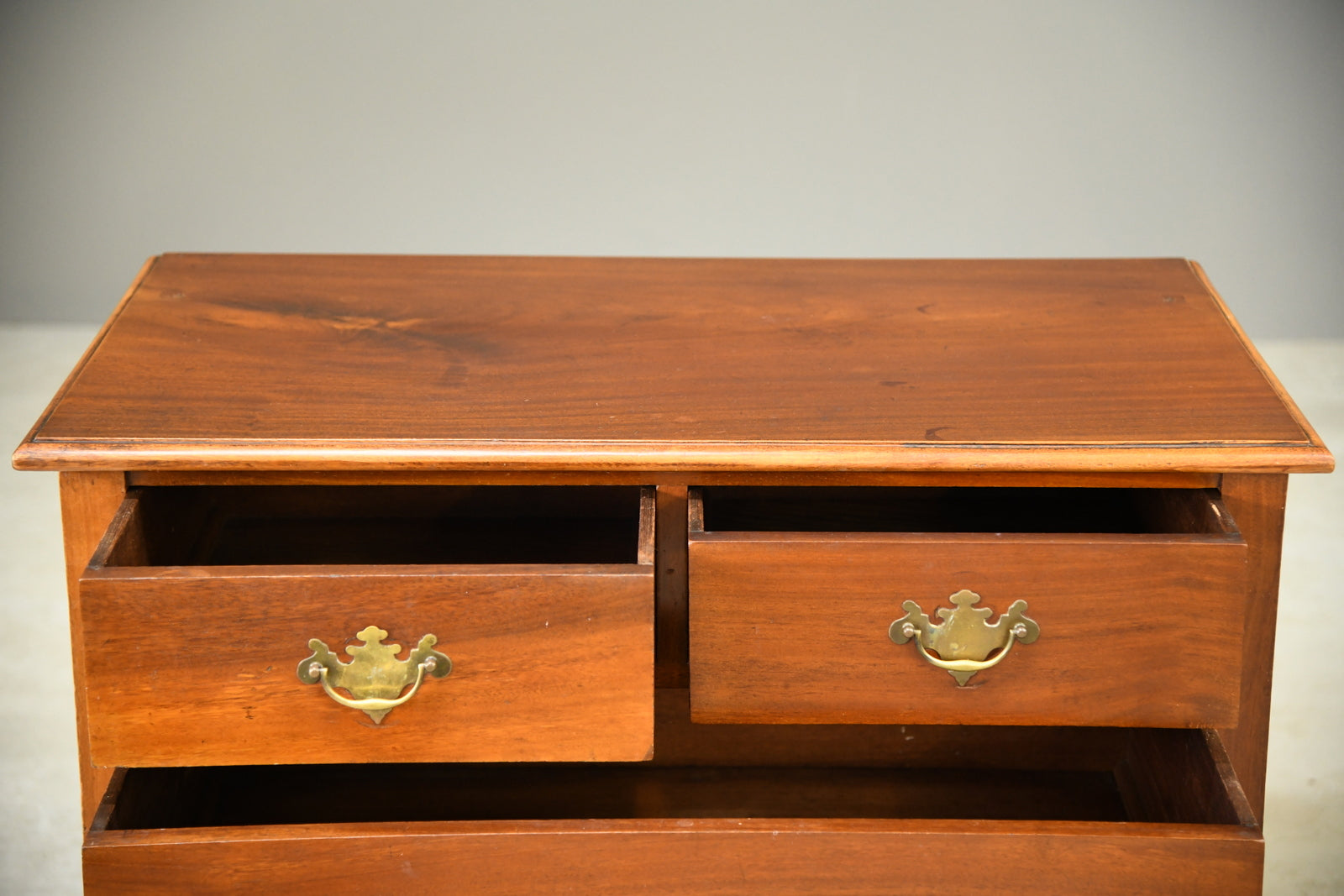 Small Walnut Chest of Drawers - Kernow Furniture