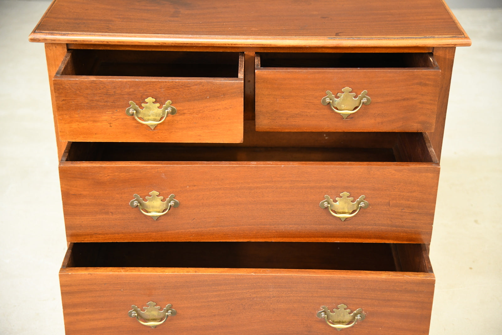 Small Walnut Chest of Drawers - Kernow Furniture