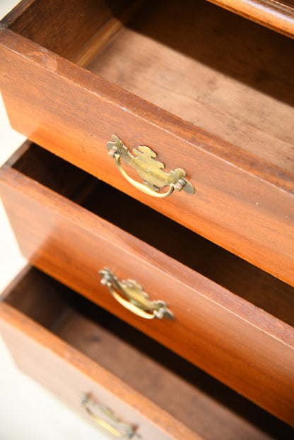 Small Walnut Chest of Drawers - Kernow Furniture