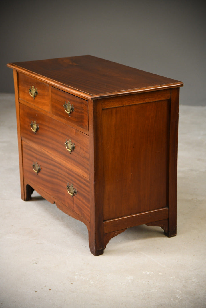 Small Walnut Chest of Drawers - Kernow Furniture