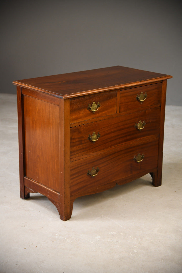 Small Walnut Chest of Drawers - Kernow Furniture