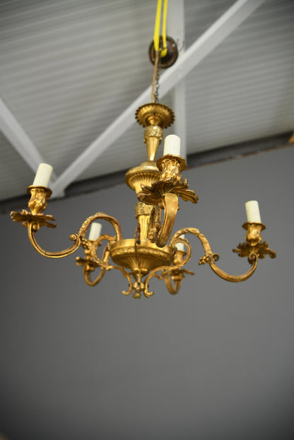 French Gilt Chandelier - Kernow Furniture