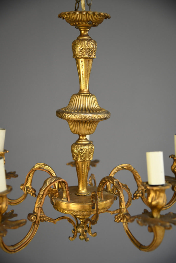 French Gilt Chandelier - Kernow Furniture