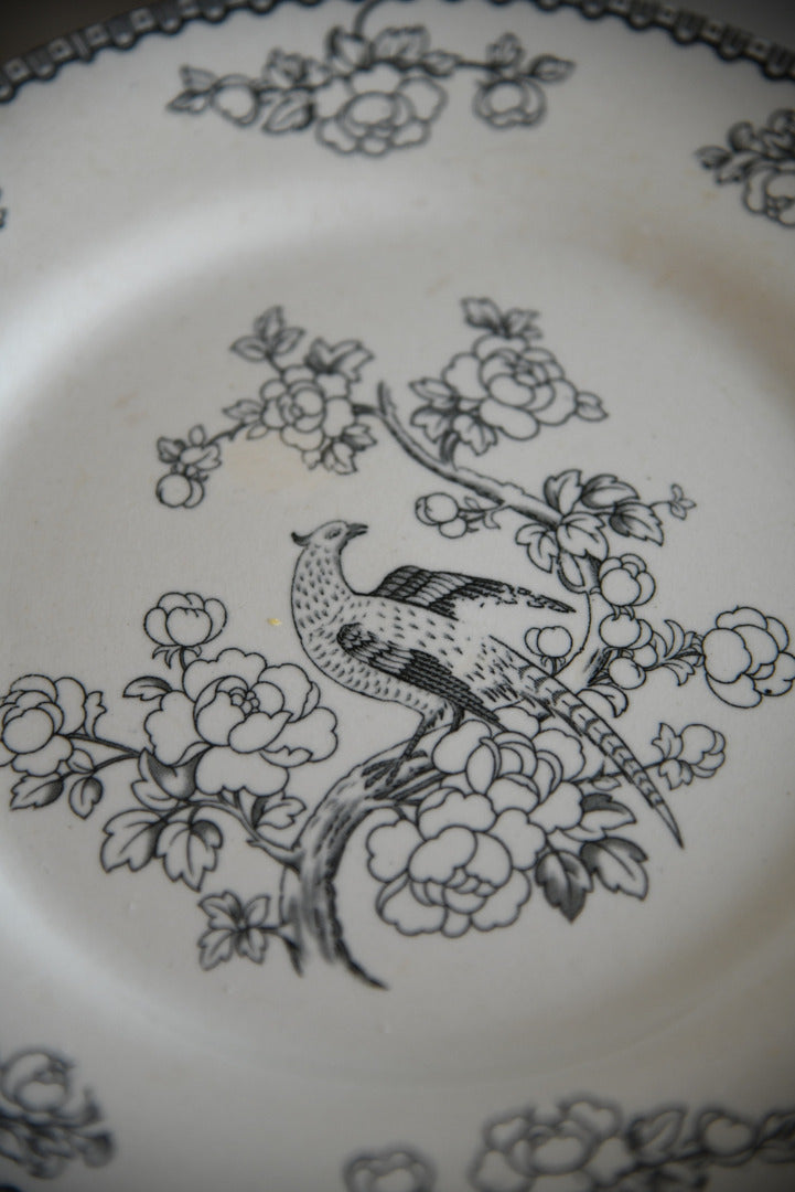 4 F Winkie & Co Grey Pheasant Dinner Plates - Kernow Furniture