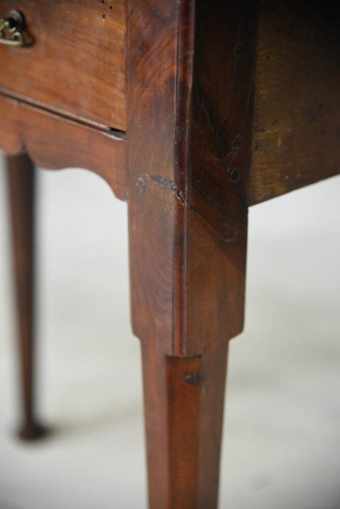 Antique Fruit Wood Drop Leaf Gate Leg Table - Kernow Furniture