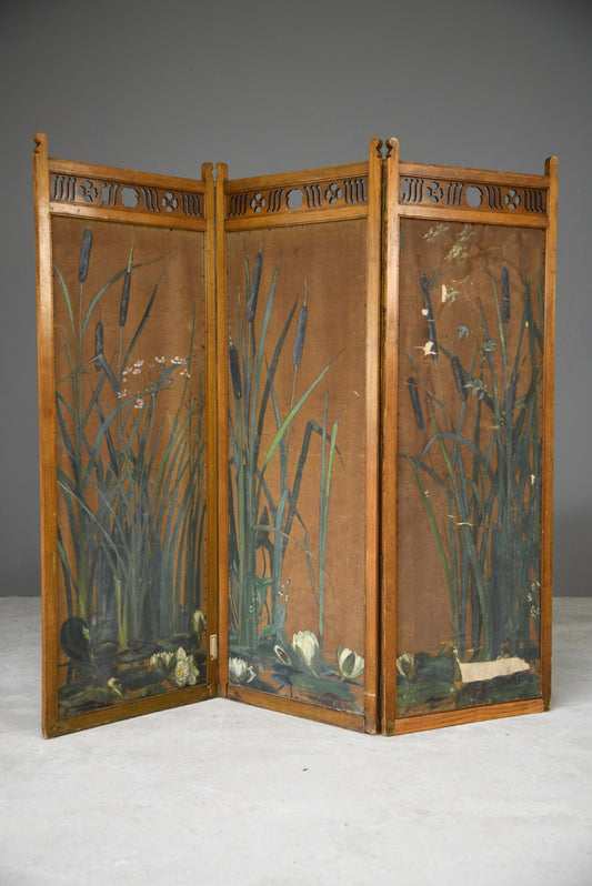 Victorian Folding Screen - Kernow Furniture