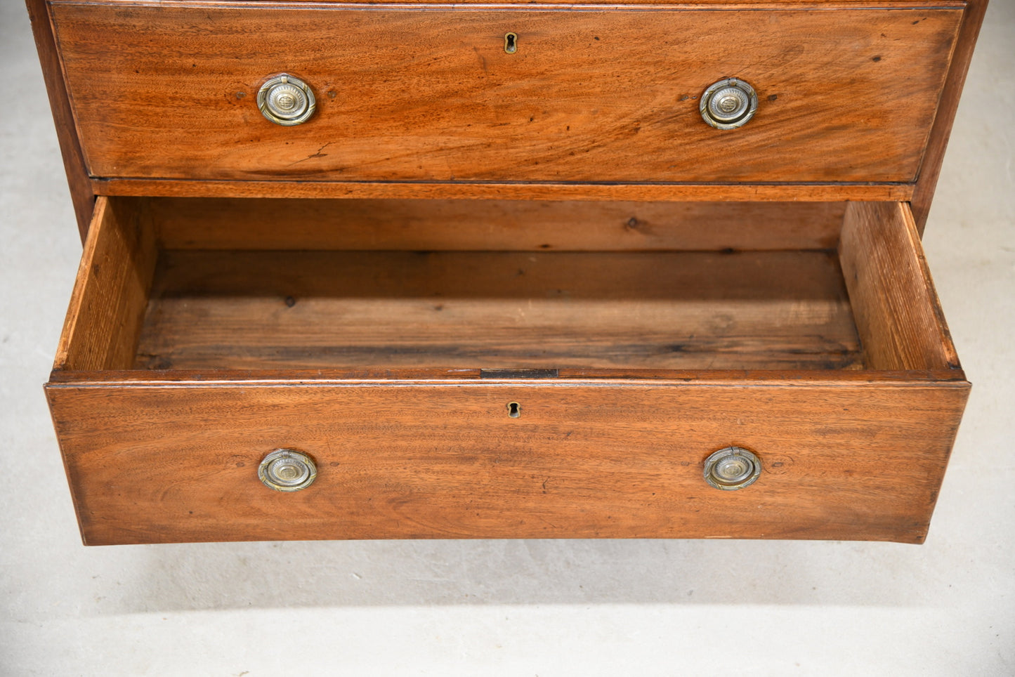 Georgian Mahogany Chest of Drawers - Kernow Furniture