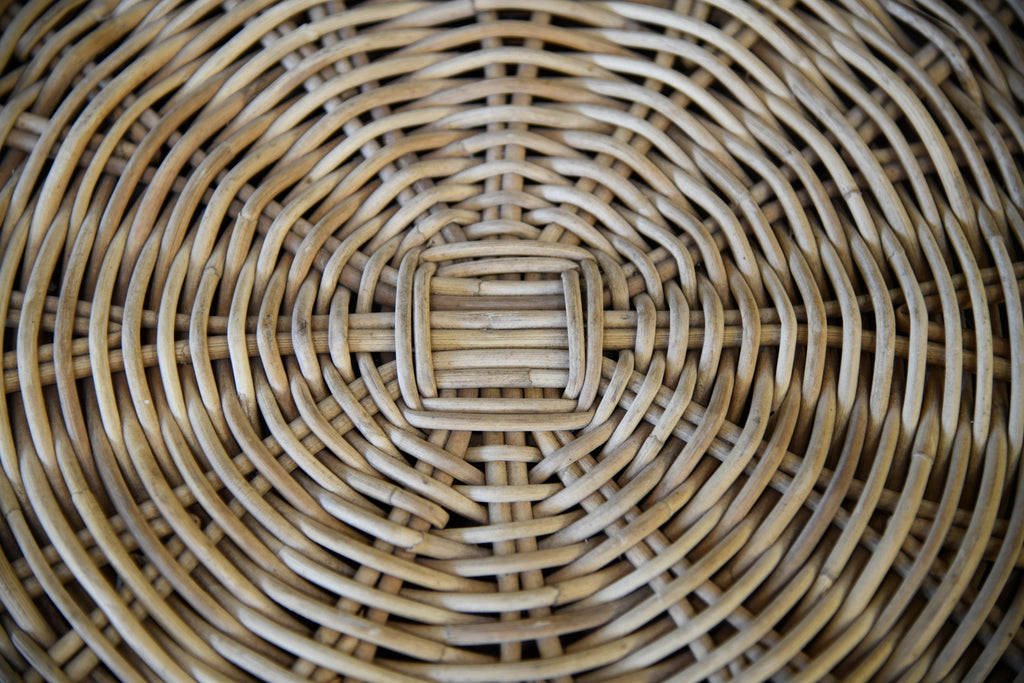 Large Natural Wicker Coffee Table - Kernow Furniture