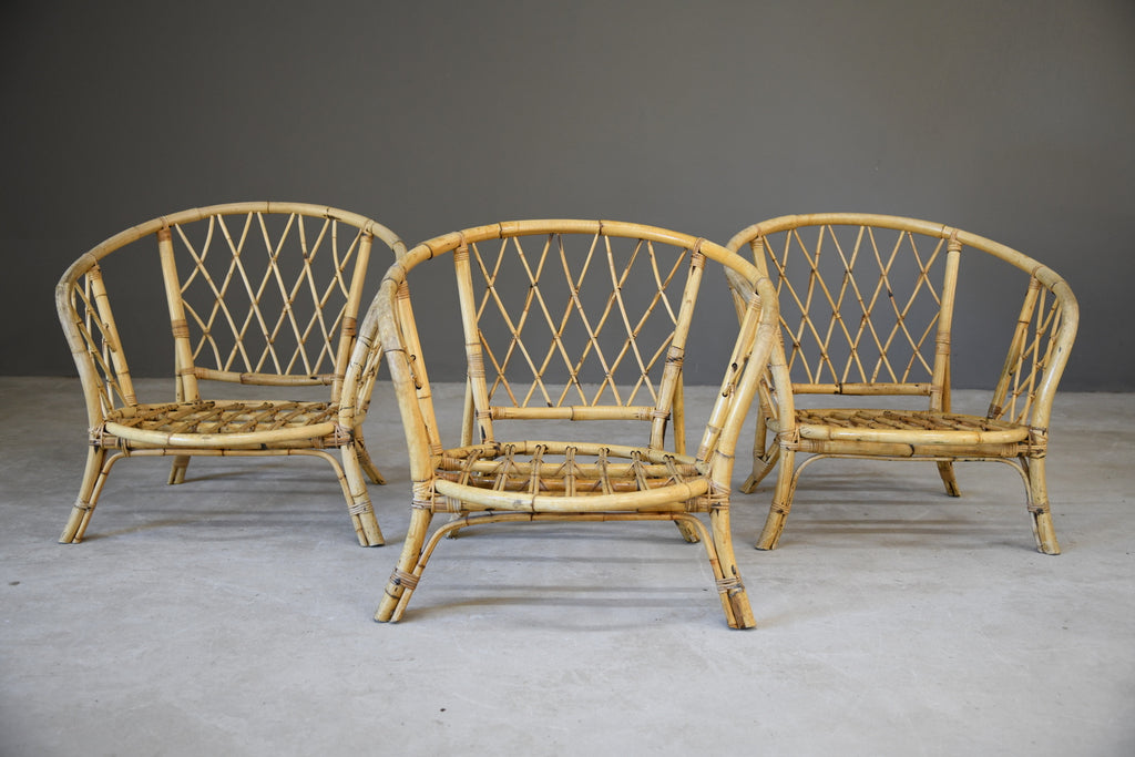 Single Bamboo Cane Tub Chair - Kernow Furniture