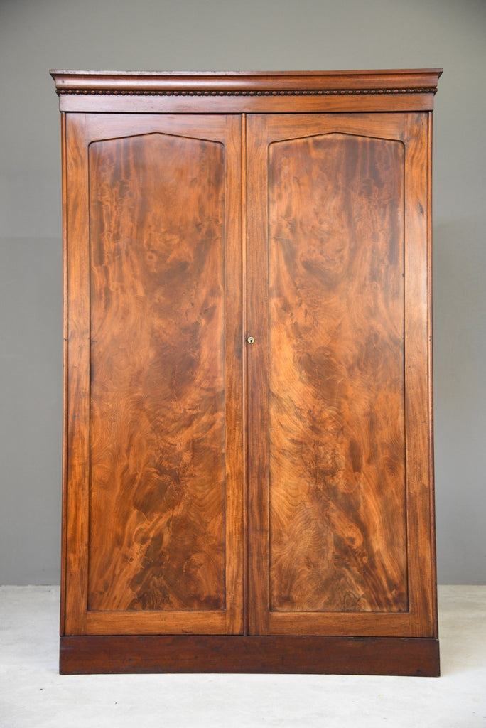 Victorian Mahogany Wardrobe - Kernow Furniture