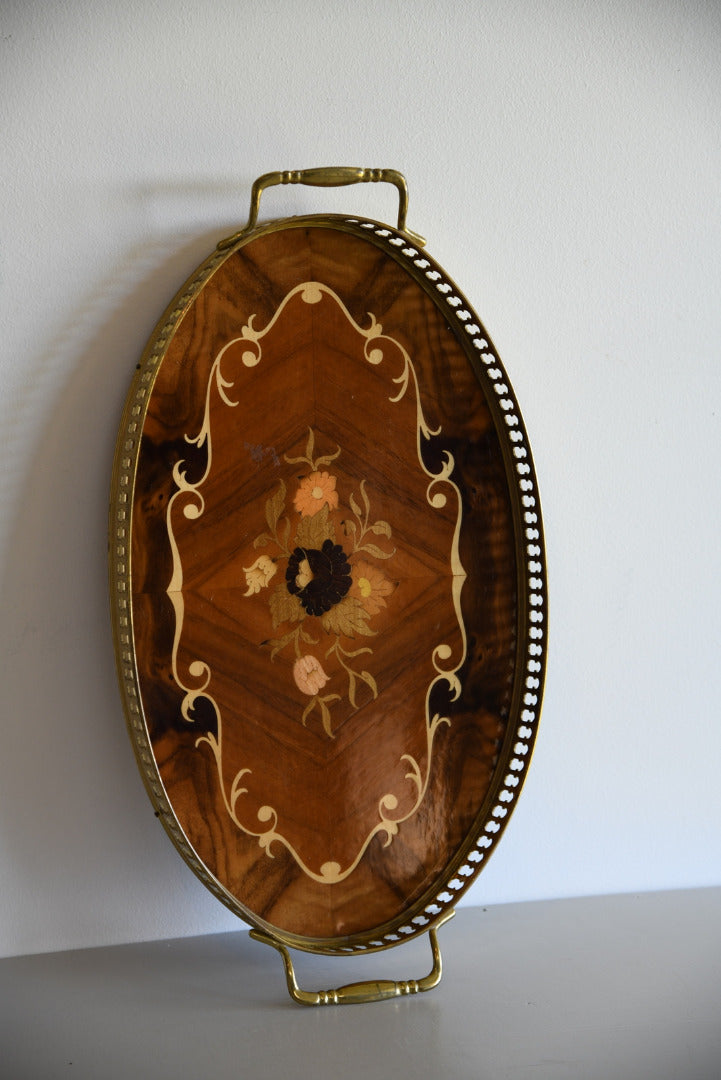 Italian Sorrento Marquetry Tray - Kernow Furniture